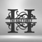 Custom Split Letter Wall Art